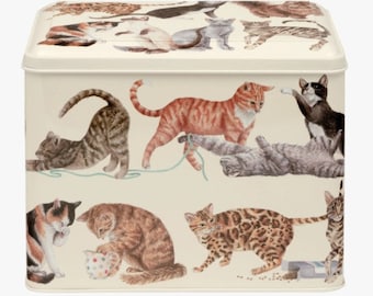 Contenitore in latta XL Caddy Cats