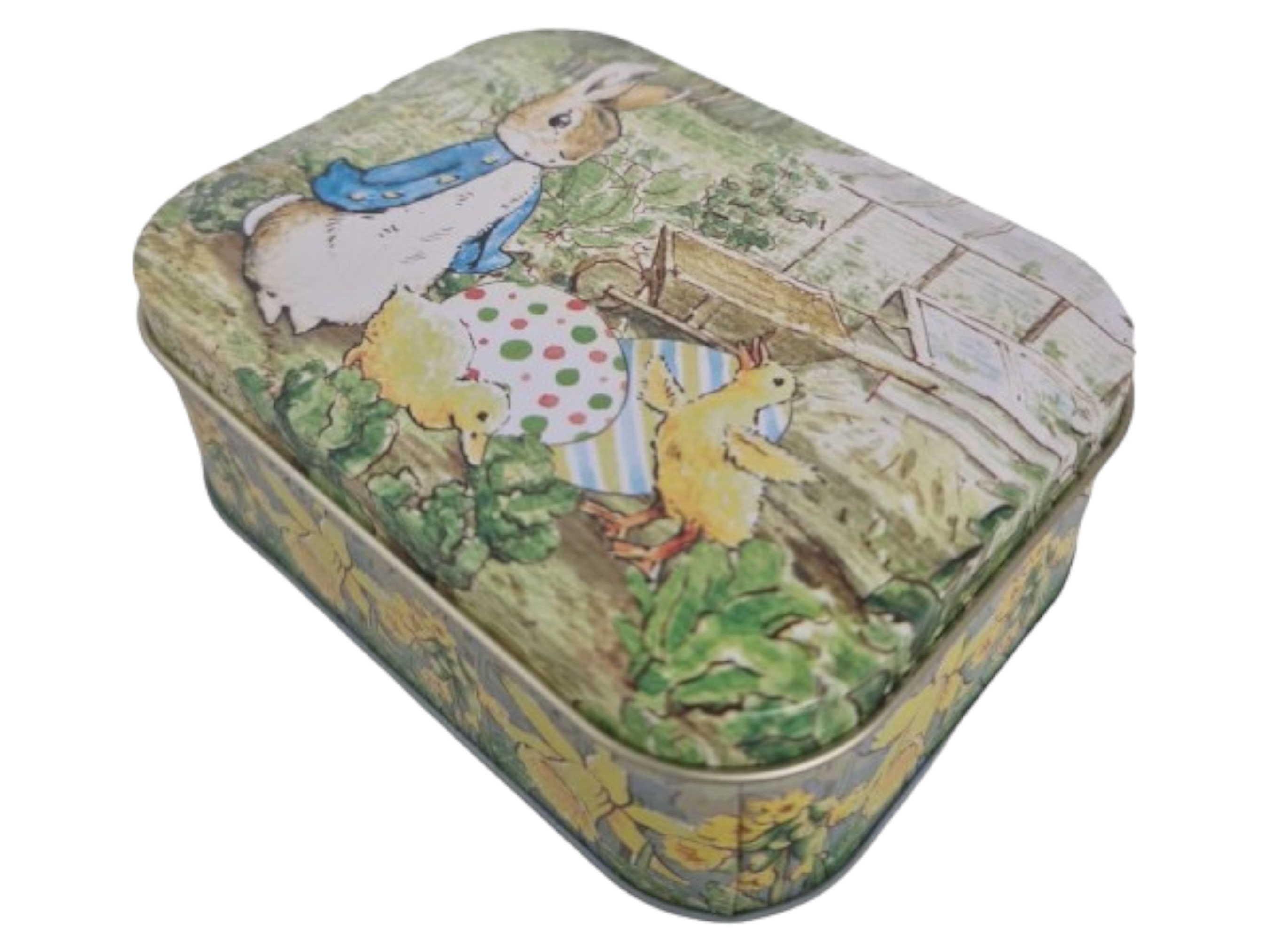Beatrix Potter - Storage Tin Peter Rabbit With Egg - 10.5 X 8 X 4 Cm - Etsy