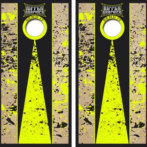 Ripper Graphics Cornhole Board Skin Wraps FREE LAMINATE