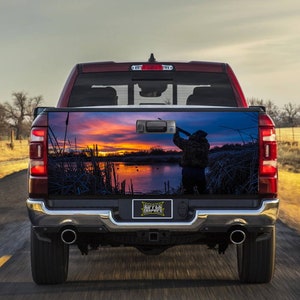 Duck Hunter Truck Tailgate Wrap Vinyl Graphic Decal Sticker Wrap