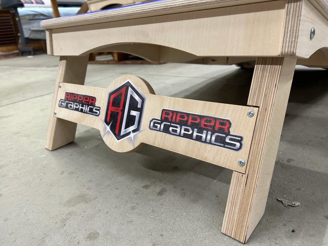 Double Wide Cornhole Feet and Brace Kit Set of Two. Etsy