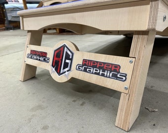 Double Wide Cornhole Feet and Brace Kit Set of Two.