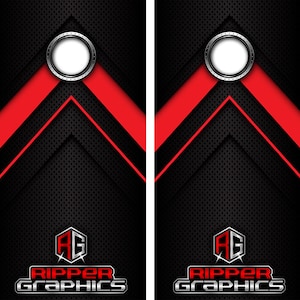 Ripper Grafiken Pro Serie Cornhole Board Wraps FREE LAMINATE