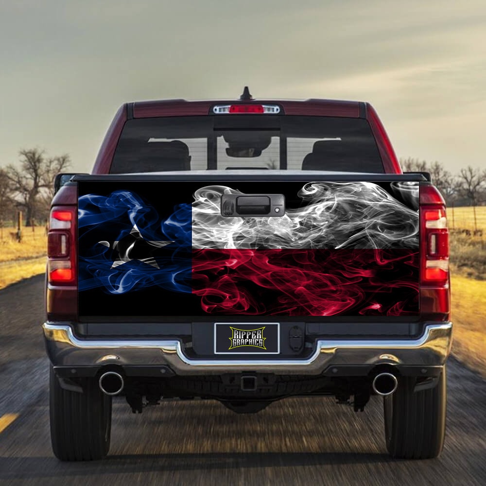 Texas Star Republic Flag With Guns & Alamo Vinyl Decal – Car, Truck, Laptop Sticker