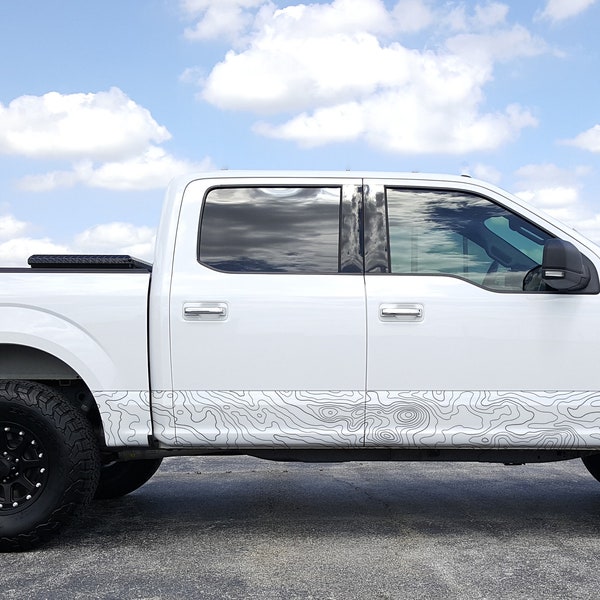 Redfish Rocker Panel Wrap Topo Wrap - Etsy