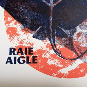 Raie aigle, tirage sérigraphie artisanale, impression A4 image 4