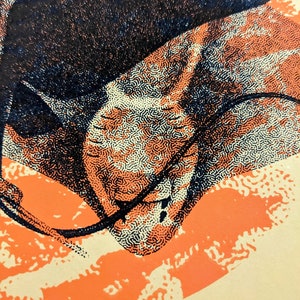 Eagle ray, artisanal screen print, A4 print image 3