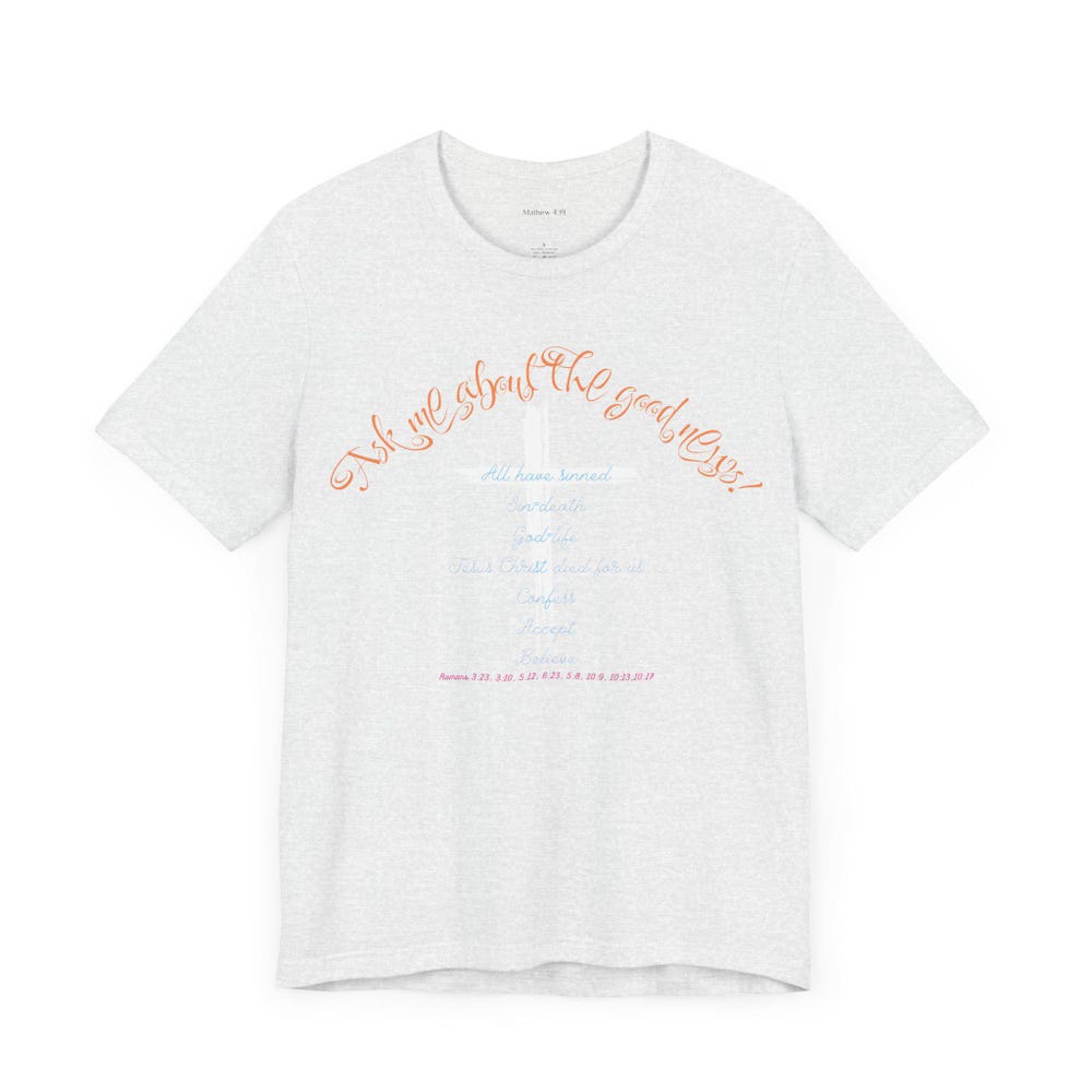 Religious Shirt, Boys Shirt, Girls Shirt,, Witnessing, Dad Shirt, Church Shirt, Mom Shirt, Romans Novastyletees