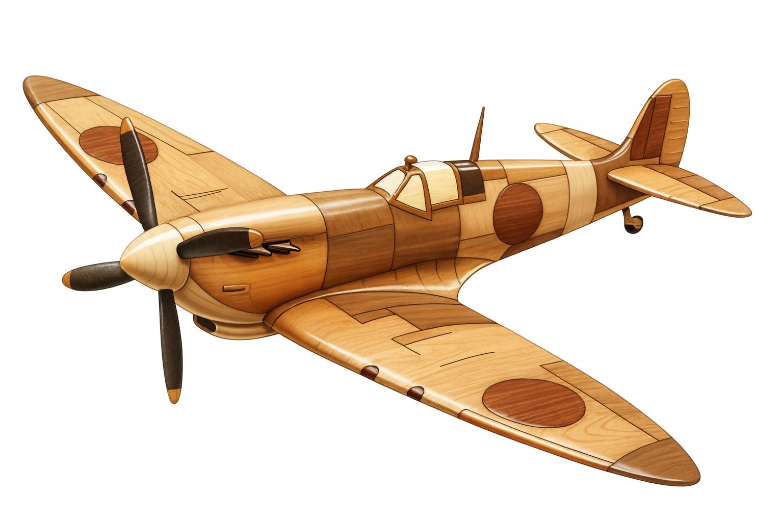 Wooden spitfire - Etsy 日本