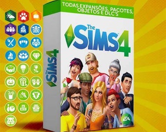 Sims 4 -ALL DLc Expansions /Stuff / kits -  windows PC 7-11/ for ea users not for mac