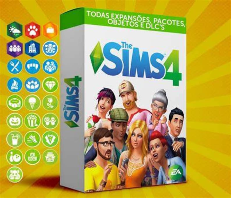 Sims 4 ALL DLc Expansions /Stuff / kits windows PC 7-11/ for ea users not for mac image 1