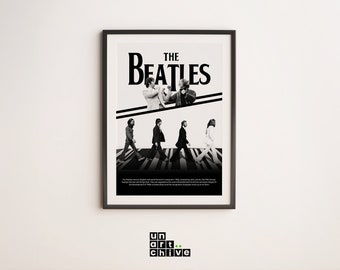 Póster de los Beatles - Abbey Road