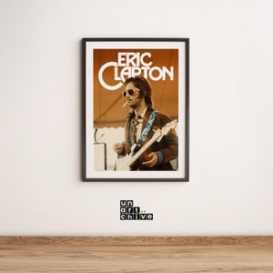 Eric clapton poster - Etsy 日本