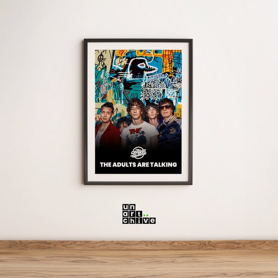 The Strokes Poster: the Adults Are Talking - Etsy