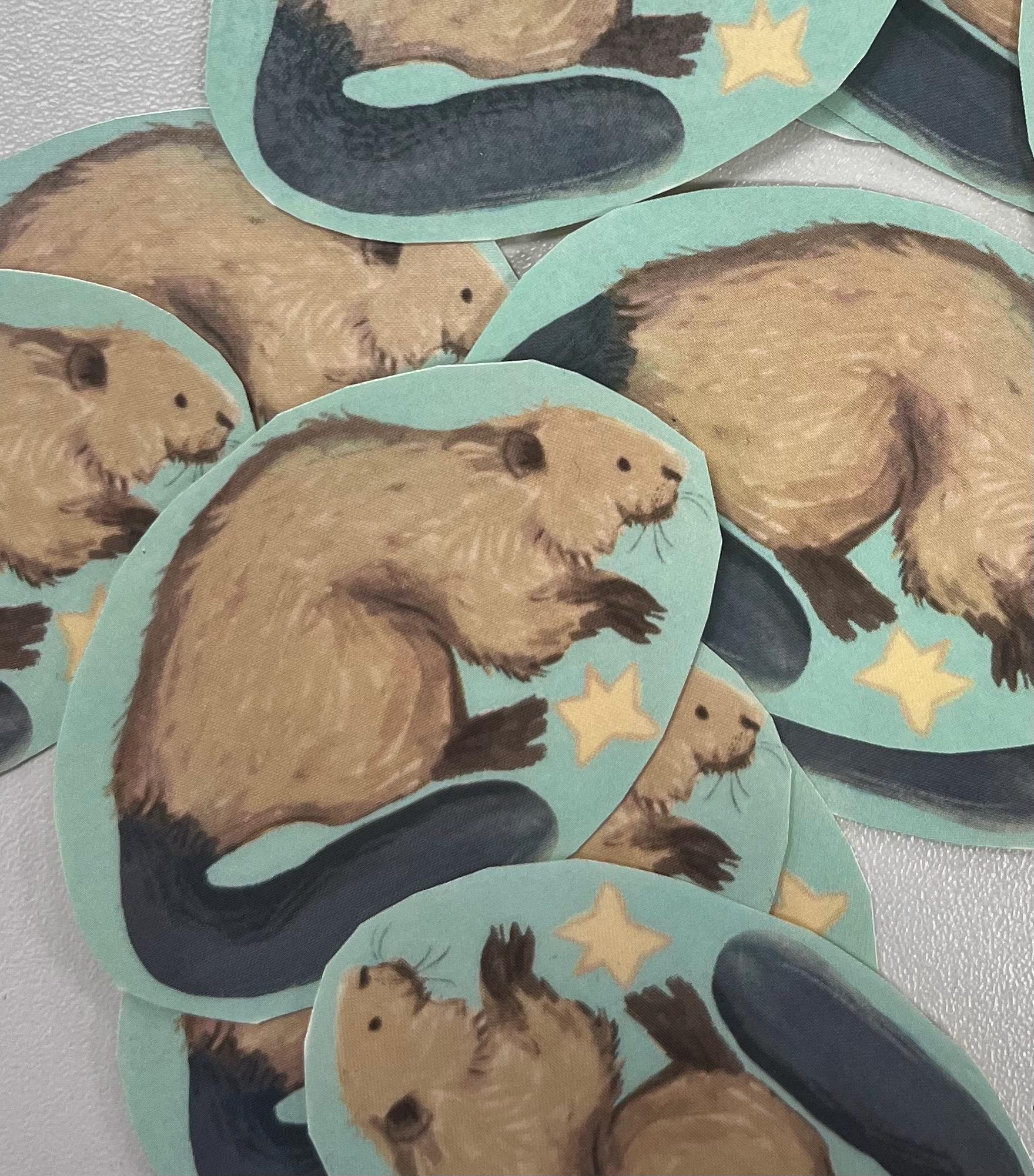 Beaver Sticker - Etsy