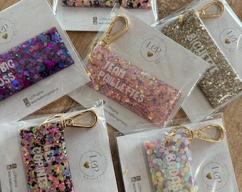 Customizable Rectangular Keyring