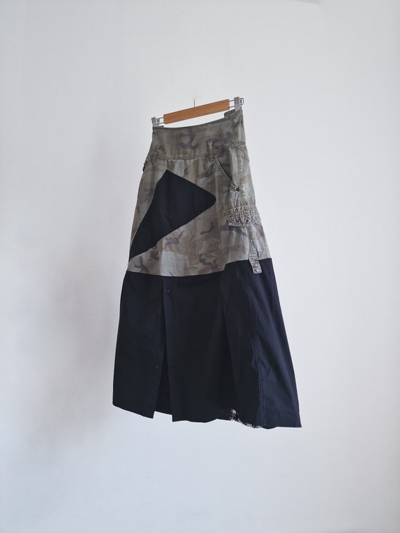 Long Camouflage Clit Skirt