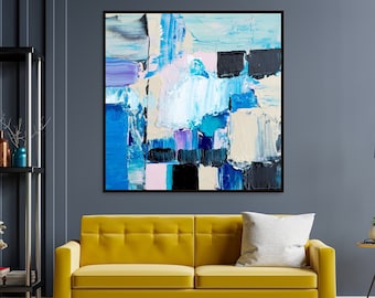 Geometric Abstract Art Print: Modern Wall Decor