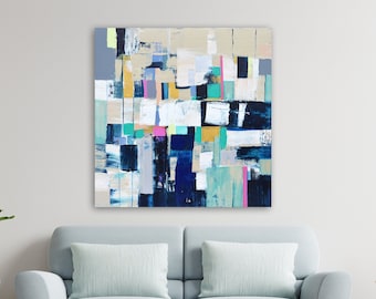 Contemporary Geometric Print: Modern Wall Decor, Abstract Painting