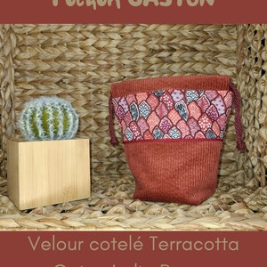 Gaston, le pochon Terracotta