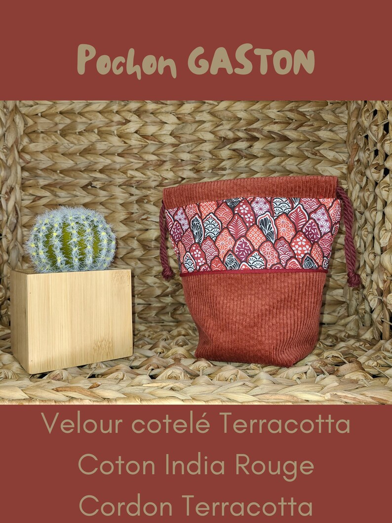 Gaston, le pochon Terracotta