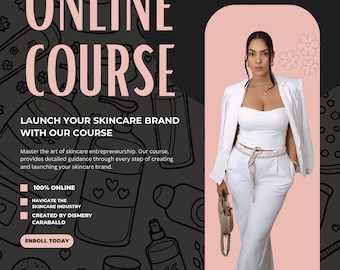 Start Your Skincare Line with Private Label: Comprehensive Online Business Course