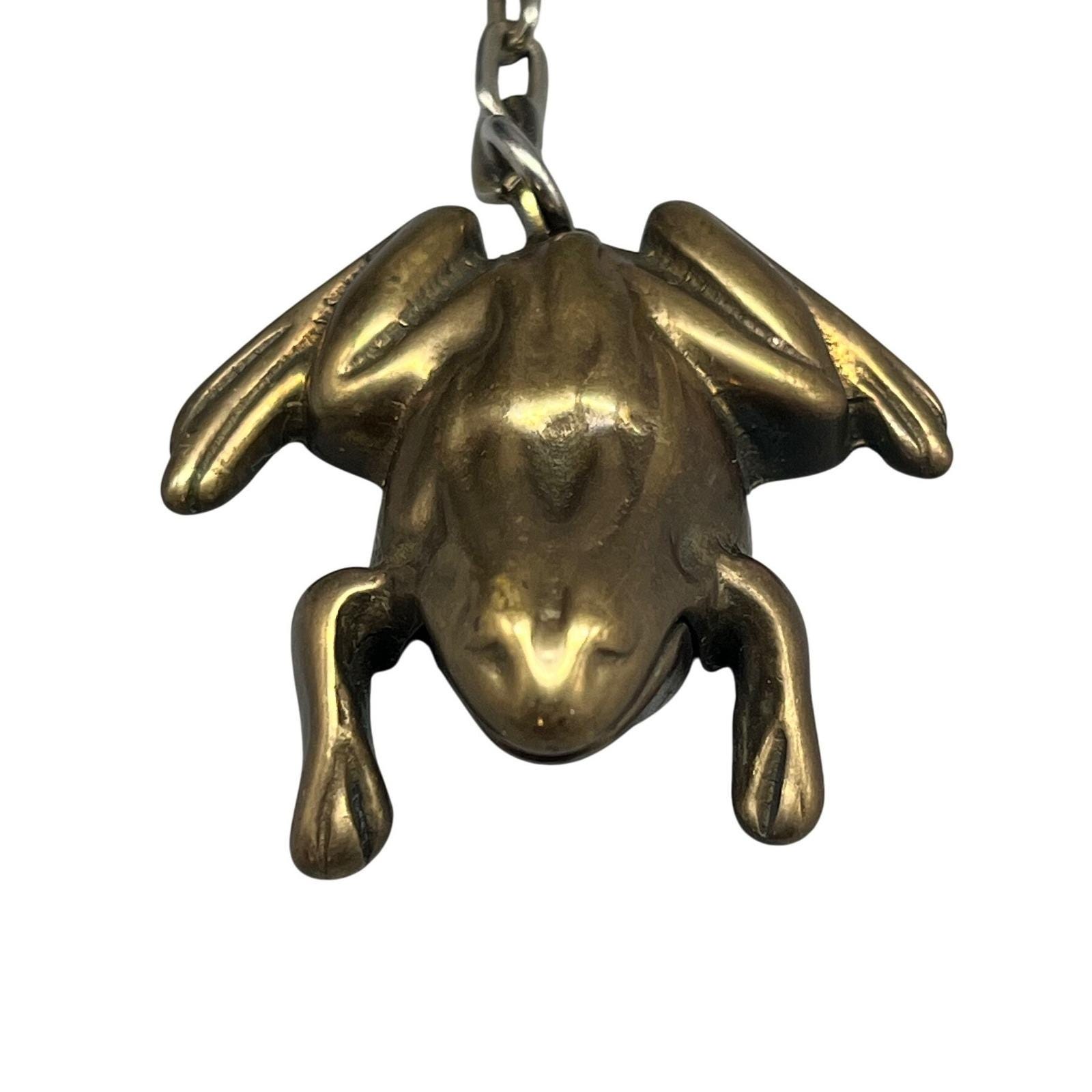 Brass Lucky Frog Clicker Noisemaker Keychain Vintage - Etsy