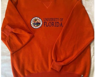 ヴィンテージ 80年代 ラッセル アスレチック Vステッチ フロリダ大学 スウェットシャツ