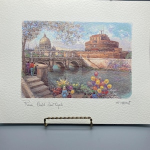イタリア絵画　F.NERI Amazon.co.jp: F.NERI作 アートポスター ホワイト木製フレーム付