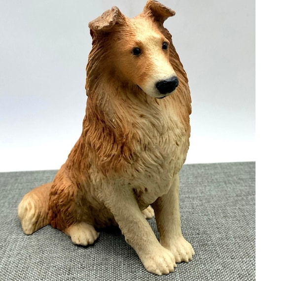 Vintage 1987 Castagna Collie Dog Figurine Gift Signed Italy - Etsy