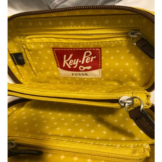 Fossil Key-Per Travel Case Retired Floral Zip aro… - image 4