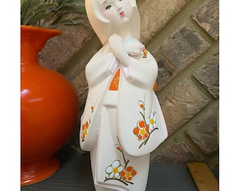 こけし人形、木製手描きの日本人形、赤こけし人形 - Etsy 日本