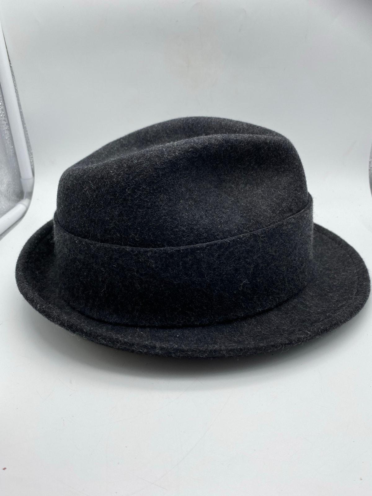 Vintage Callanan Chapeaux Pret A Porter Wool Hat Leopard Bow Zipper Bucket Hats Black 100% Wool Hats for Women for sale | eBay main image 2