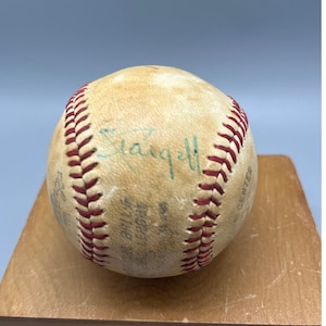 Vtg 1970s Rawlings Official Game Baseball Feeney WILLIE STARGELL SIGNED Pirates