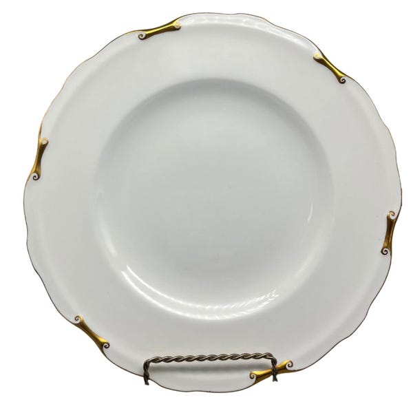Royal Crown Derby REGENCY Dinner Plate 10 5/8". bone China 60s hollywood regency