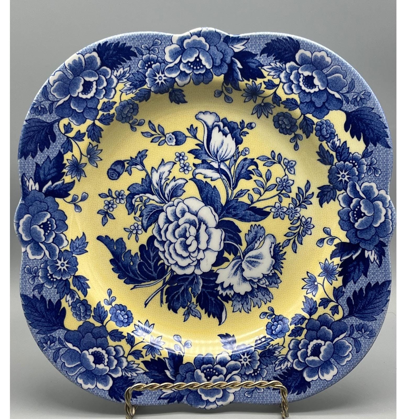 【英国ビンテージ】エリザベサン★ブルーフラワー★トリオ 英国ビンテージ】エリザベサン☆ブルーフラワー☆トリオ