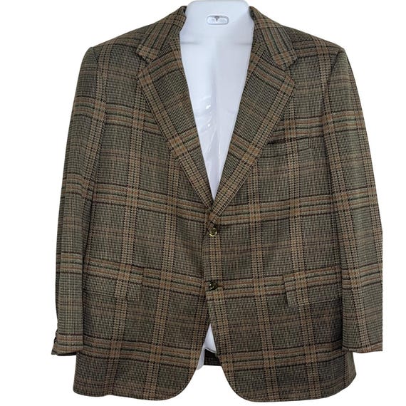 ▪️70‘s【SCHAEFER】VINTAGE JACKET② Vintage Storrs Schaefer Cincinnati Bold Plaid 70s Rockabilly Mens