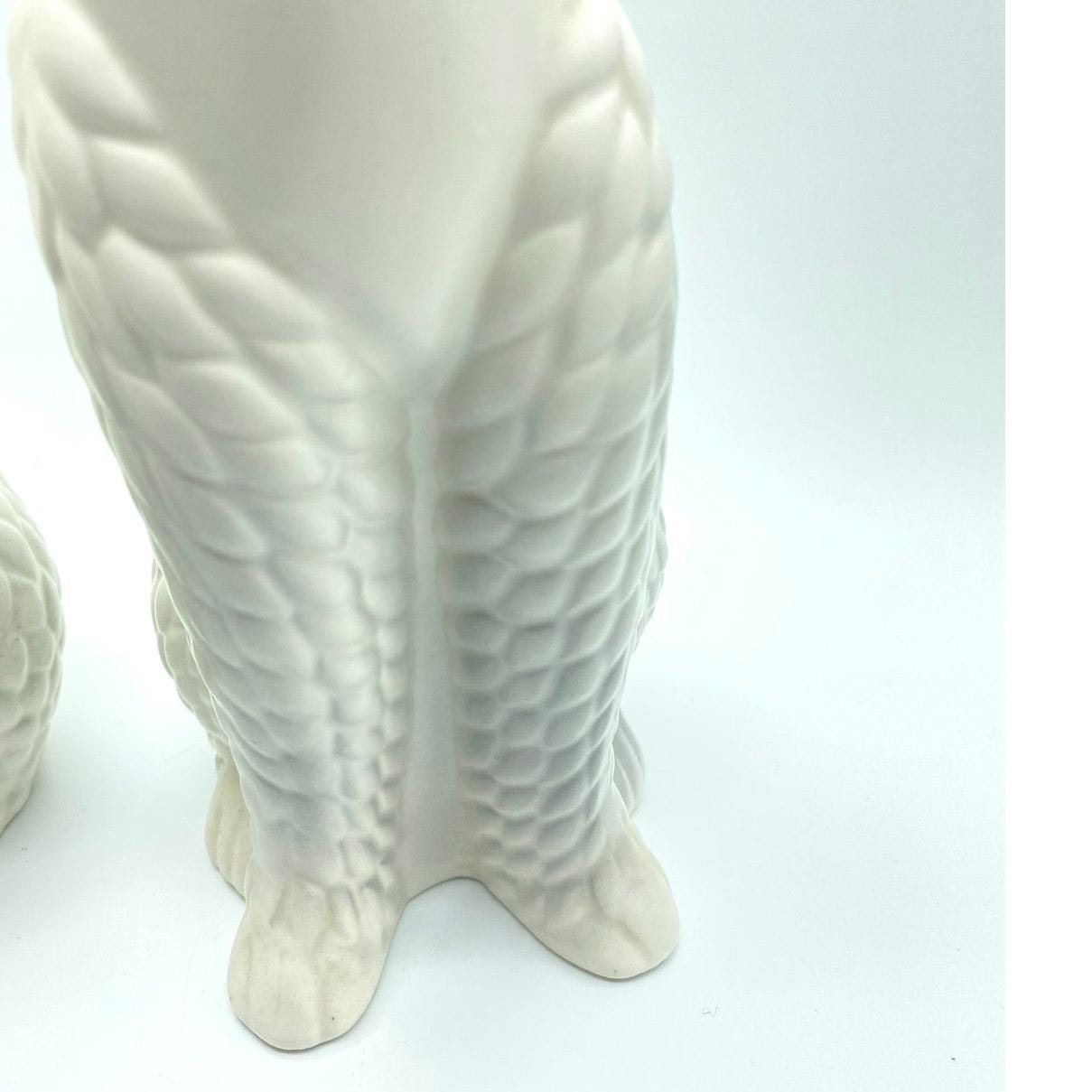 Vintage Napco Japan Long-neck Poodle Figurines 1950 Kitsch