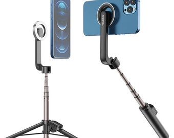 TELESIN Magnetic Selfie Stick Tripod with Bluetooth Remote Extendable Smartphone Stand Magsafe for iPhone Series & Android Devices WS-22005