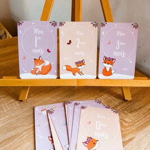 Cartes de naissance renard