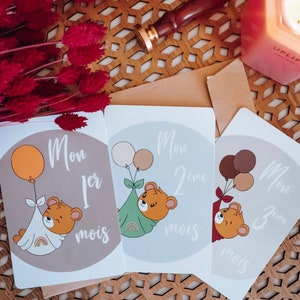Cartes de grossesse ours