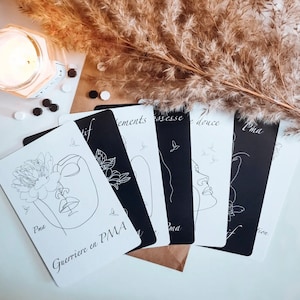 Cartes PMA noir & blanc