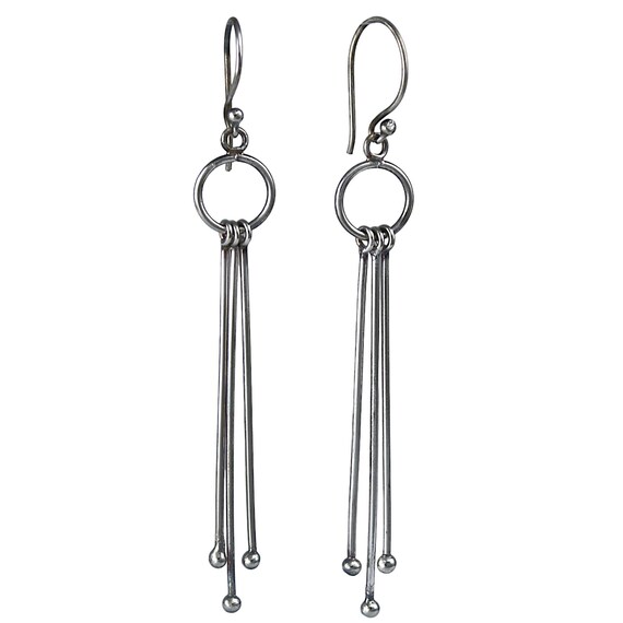 Silver Chic: Sterling Silver Dangle Earrings