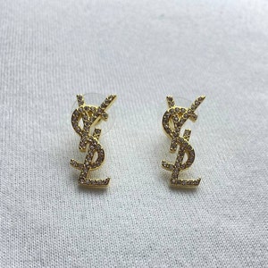 Ysl earrings deals etsy