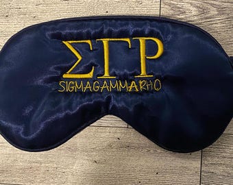 Sigma Gamma Rho/-Maschera per gli occhi con lettere greche/Regalo