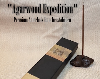 Premium Adlerholz/Oud Räucherstäbchen "Agarwood Expedition"