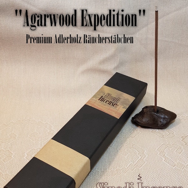 Premium Adlerholz/Oud Räucherstäbchen "Agarwood Expedition"