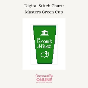 Masters Green Cup - Gráfico de pontos digitais em ponta de agulha