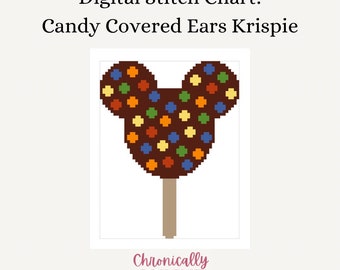 Candy Covered Ears Krispie - Digital Needlepoint Stitch Chart