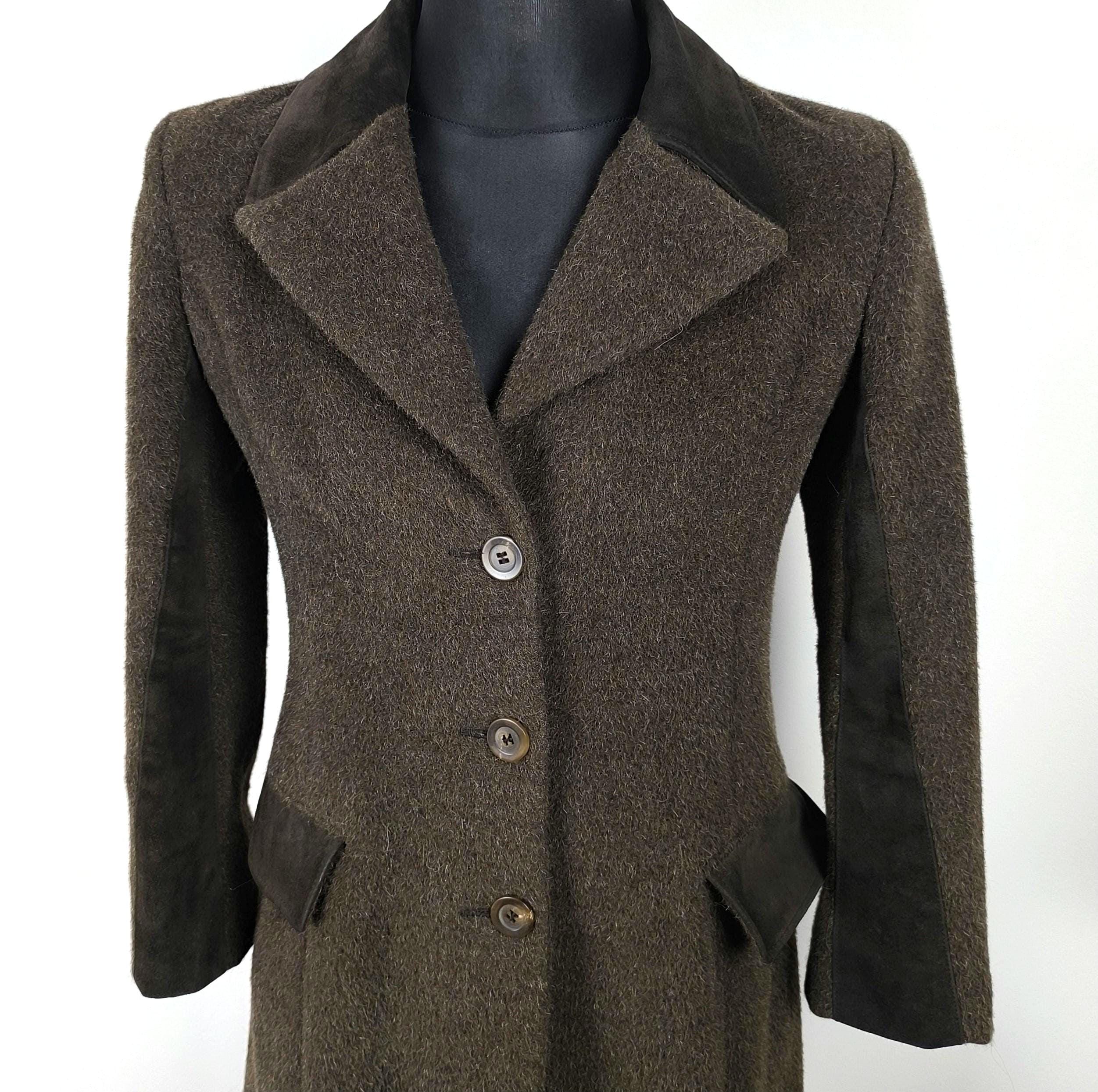 Alpaca Vintage Coat - Etsy Canada